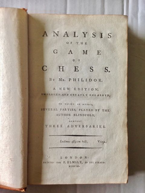 Image for Analysis of the Game of Chess by Mr. Philidor. A New Edition Improved and Greatly Enlarged to Which are Added Several Parties , Played by the Author Blindfolded Against Three Adversaries.
