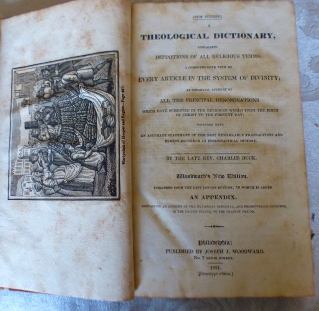 Image for A Theological Dictionary Containing Definitions of All Religious Terms : Woodward's New Edition with Added Appendix