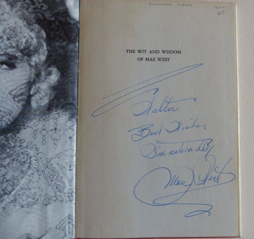 Image for The Wit and Wisdom of Mae West