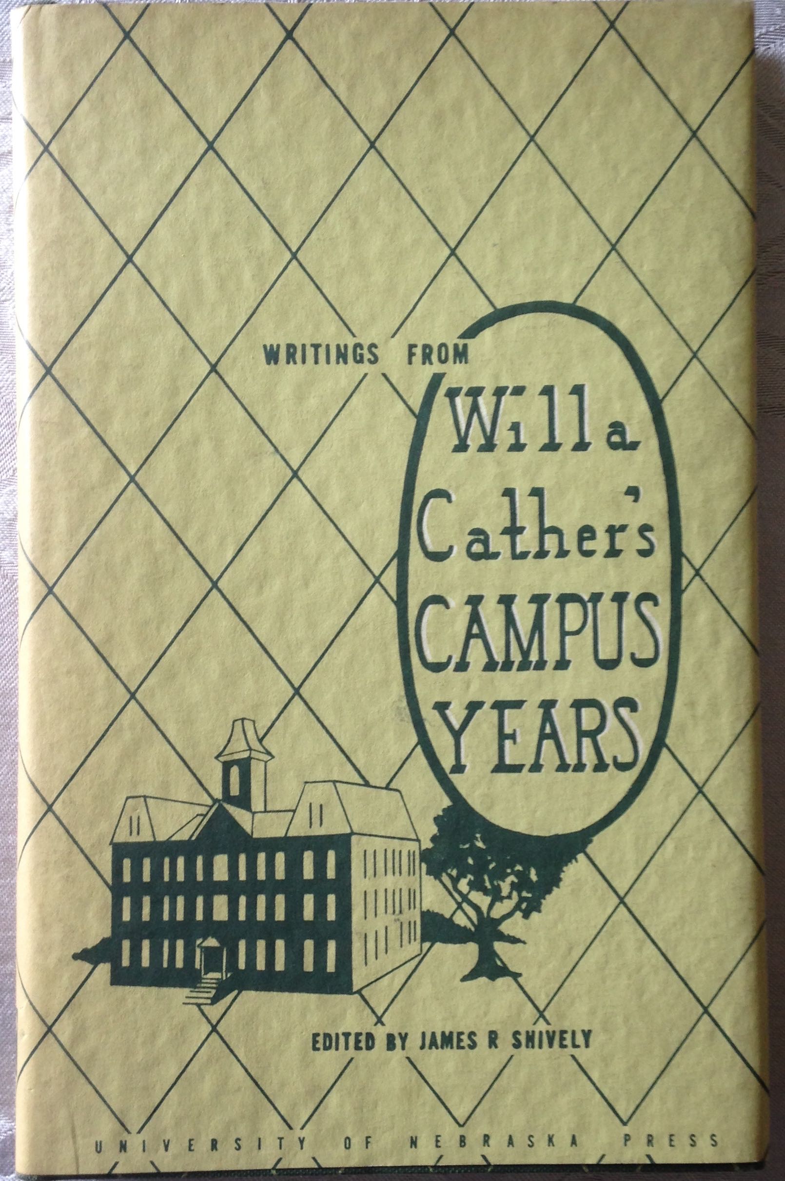 Image for Writings from Willa Cather's Campus Years