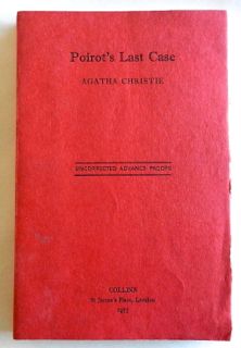 Image for Poirot's Last Case