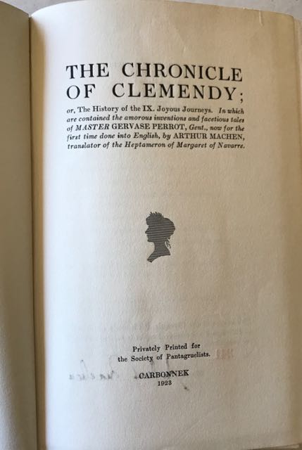 Image for The Chronicle of Clemendy; or, the History of the IX. Joyous Journeys