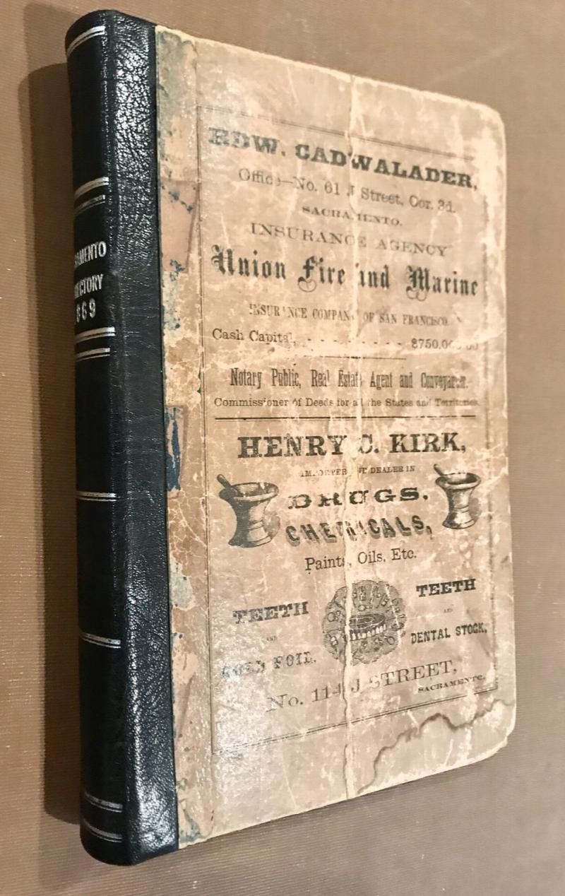 Image for Sacramento City and County Directory, 1869