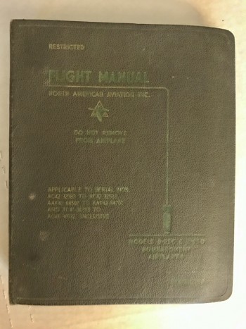Image for Flight Manual North American Aviation Inc [Models B-25C & B25-D [Mitchell] Bombardment Airplanes. True 1st ed: Restricted Report No. 5182