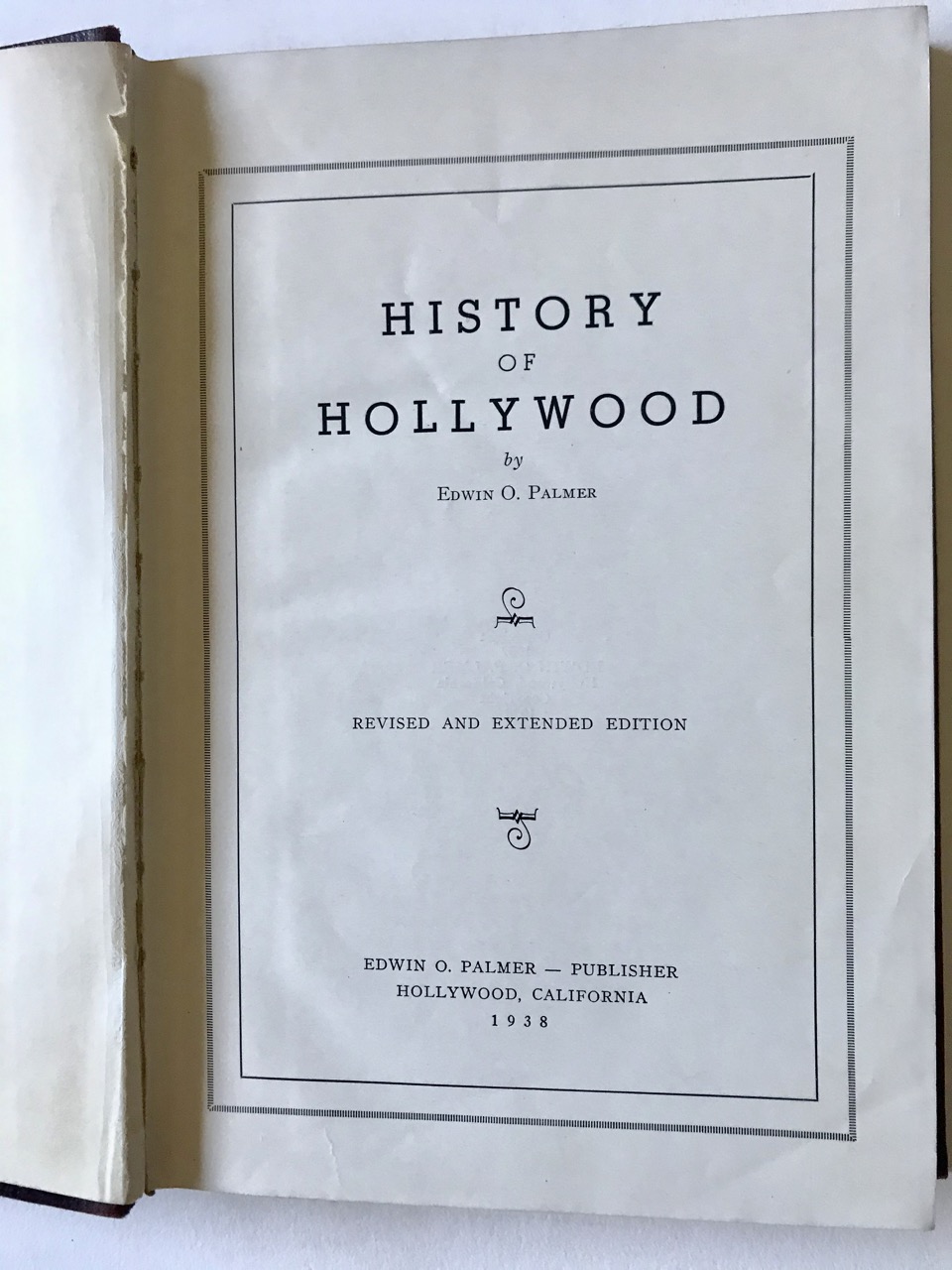 History Of Hollywood