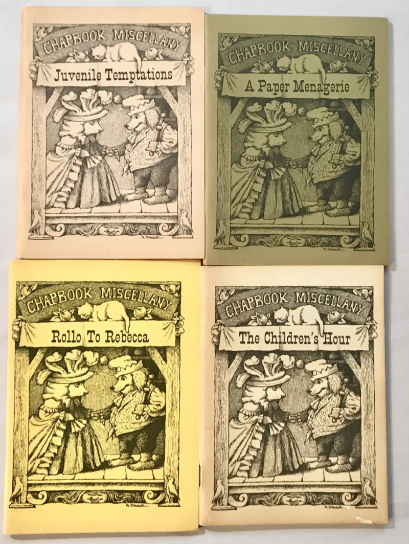 Image for CHAPBOOK MISCELLANY. Set of 4 [complete] boodkseller catalogs with Sendak cover illustration: