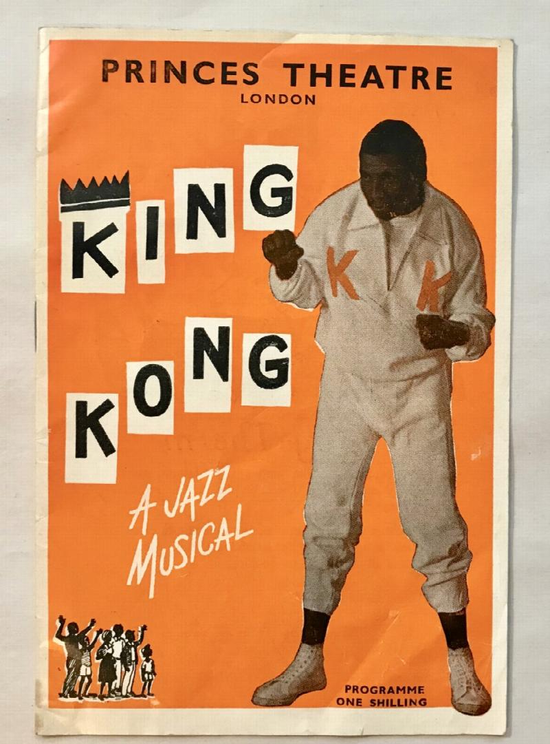 Image for Program for English Premiere of South African production of King Kong: A Jazz Musical