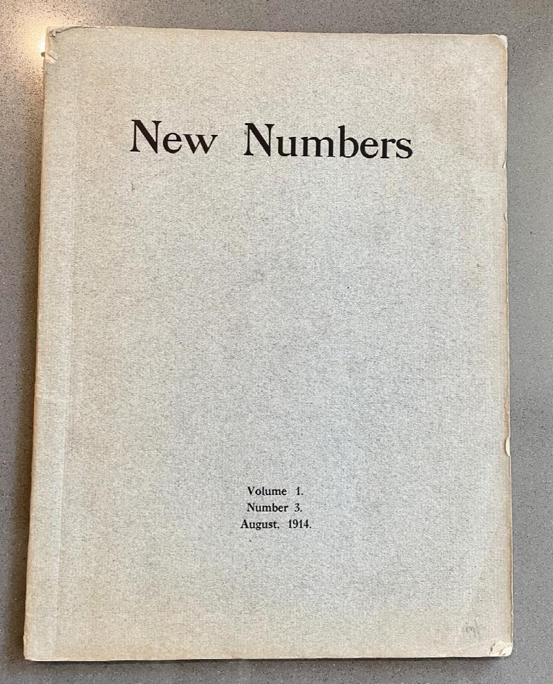 Image for New Numbers / A Quarterly Publication of the Poems of …… Vol. 1 No. 3. August 1914