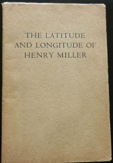 Image for The Latitude and Longitude of Henry Miller