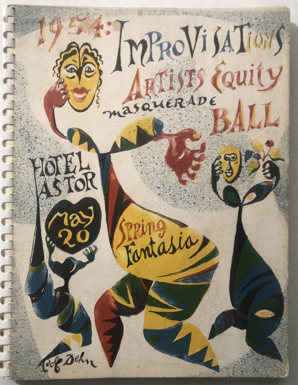 Image for Improvisations 1954 / Artists Equity Masquerade Ball