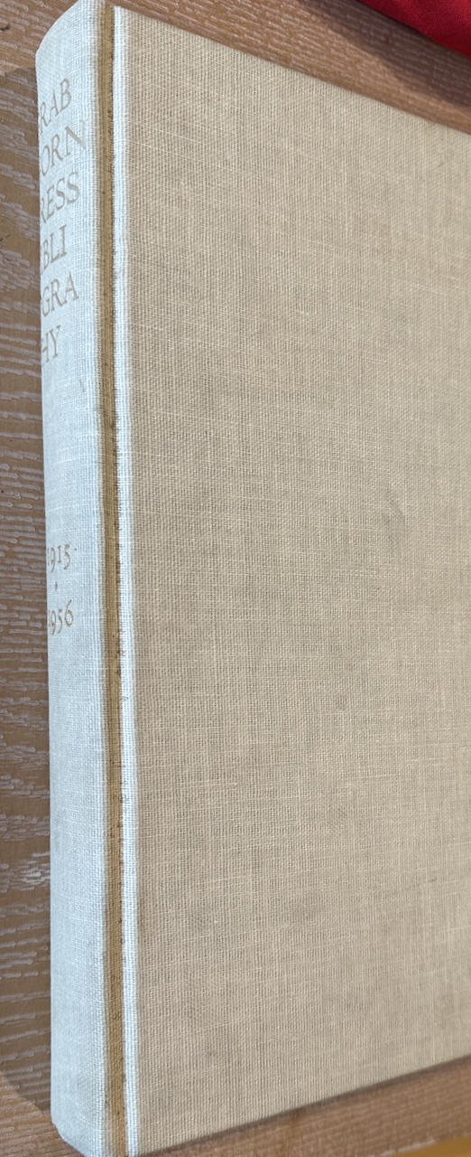 Image for Bibliography of the Grabhorn Press, 1915- 1956. Bibliography of the Grabhorn Press, 1915- 1956.